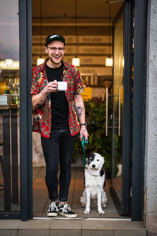 Tom — founder of OKR espresso bar